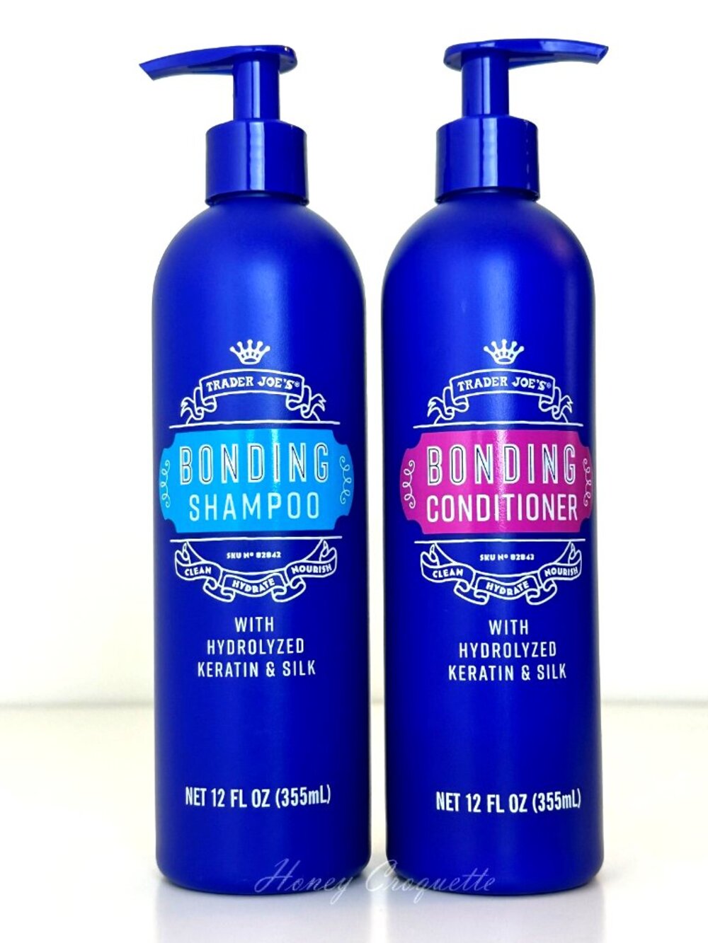 Trader Joe's Bonding Shampoo and Conditioner 12 fl oz Each NEW